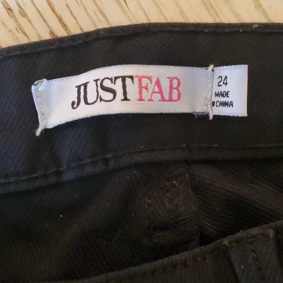 EUC JustFab jean leggings - Picture 2 of 7